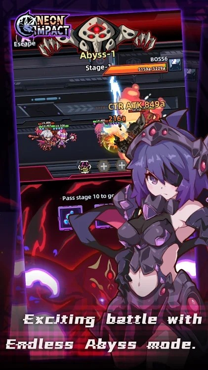 Neon Impact(Free Shopping) screenshot image 2_Popularmodapk.com