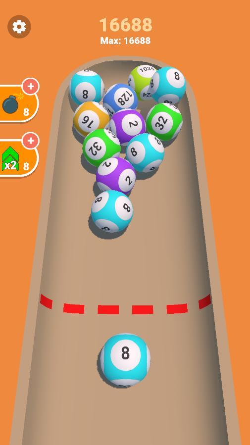Ball 2048 - Ball Merge Games screenshot image 1_Popularmodapk.com