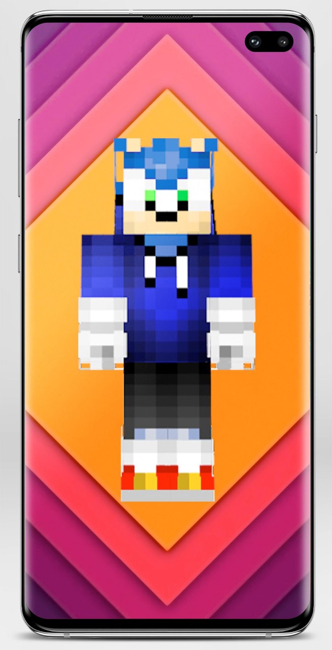 Skin Sonic  for Minecraft screenshot image 13_Popularmodapk.com