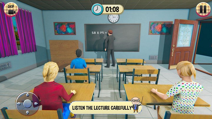 Virtual High School Girl Game screenshot image 4_Popularmodapk.com