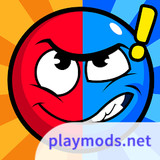 Red and Blue: Twin Color Ball<span>(God Mode)</span>0.8.4_Popularmodapk.com