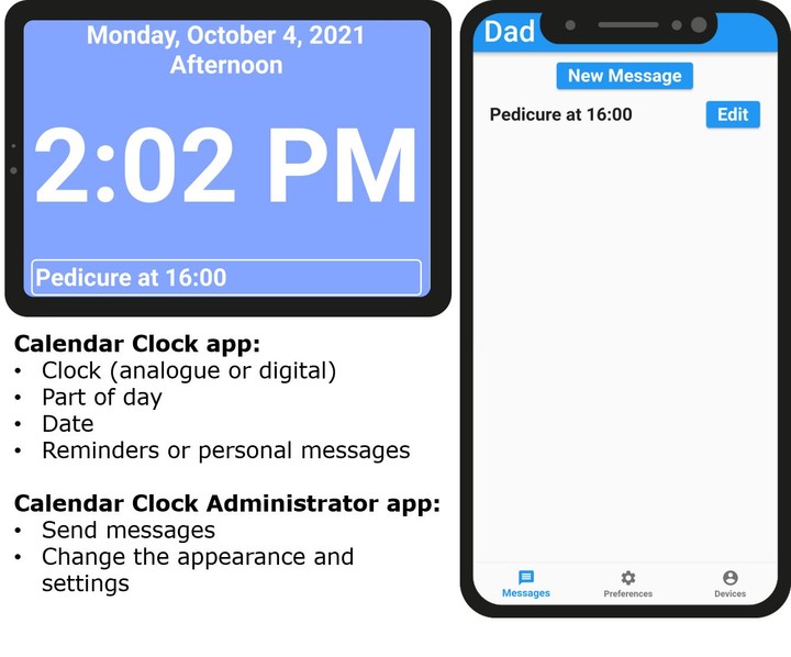 Calendar Clock - Dayclock screenshot image 1_Popularmodapk.com