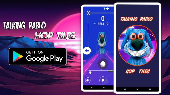 Talking Pablo Tiles Hop 2 screenshot image 2_Popularmodapk.com