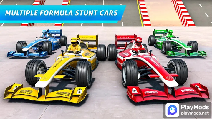Formula Car Racing Stunts Ramp<span>(Ad-free and rewarded)</span> screenshot image 7_Popularmodapk.com