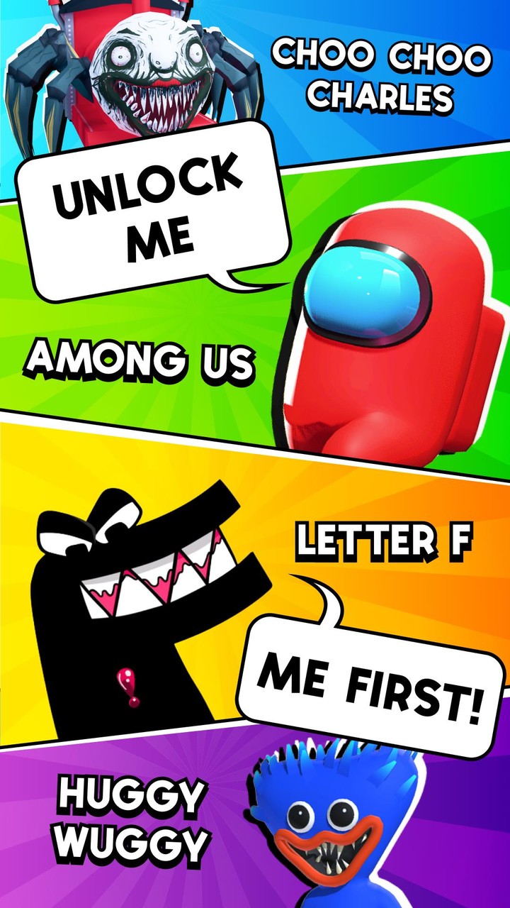 Alphabet Lore Merge Maze abcd screenshot image 3_Popularmodapk.com