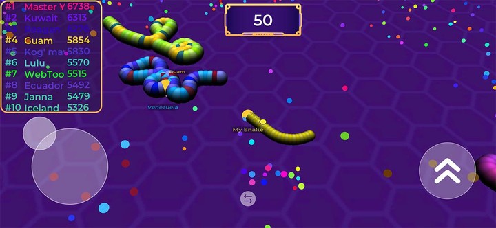 Snake Game, Bhukha SnakeBattle screenshot image 4_Popularmodapk.com