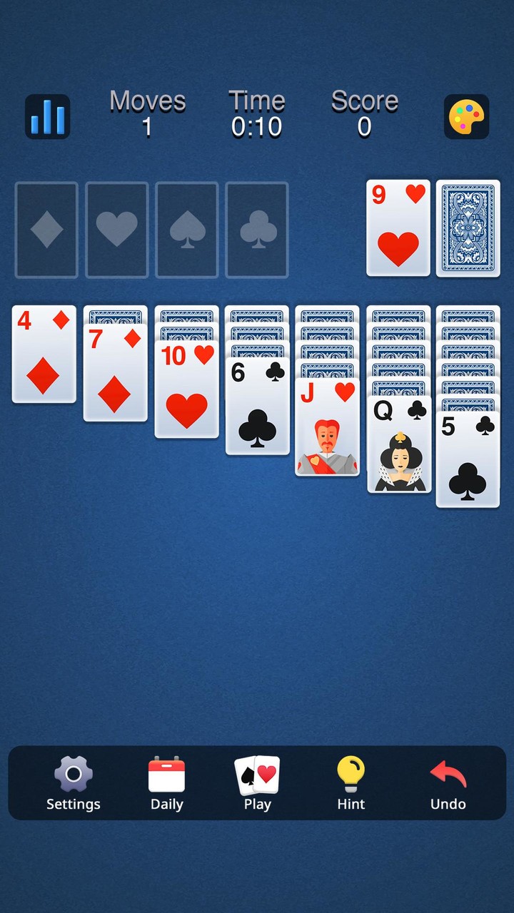Solitaire Klondike Classic screenshot image 3_Popularmodapk.com
