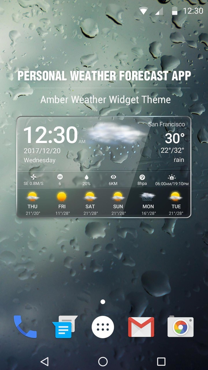 Transparent Weather & Clock App 2018 screenshot image 2_Popularmodapk.com