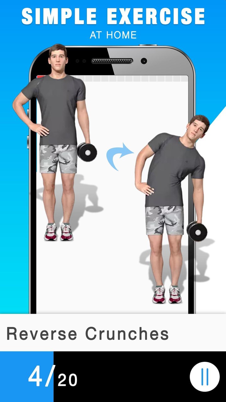 Six Pack Workout - Abs Workout for Men at Home screenshot image 3_Popularmodapk.com