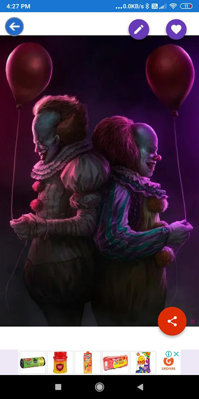 Scary Clown Wallpaper:HD Images,Free Pics download screenshot image 12_Popularmodapk.com