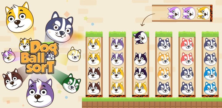 Dog Sort Puzzle - Save the Dog screenshot image 5_Popularmodapk.com