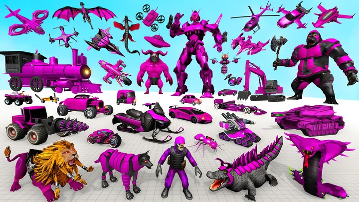 Crocodile Robot Car Game 3d screenshot image 3_Popularmodapk.com