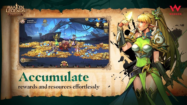 Awaken Legends: Idle RPG screenshot image 2_Popularmodapk.com