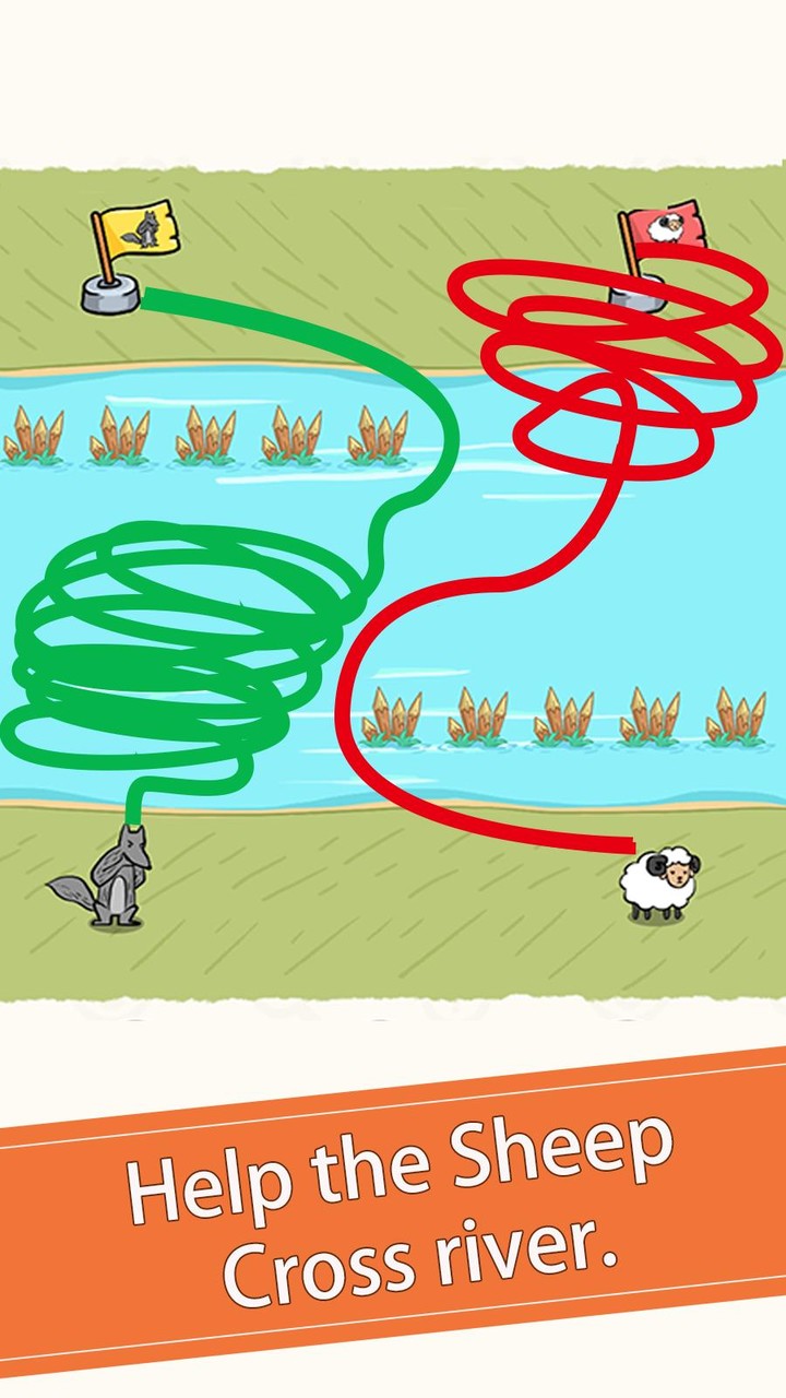 Save Sheeps—Draw Puzzle screenshot image 1_Popularmodapk.com