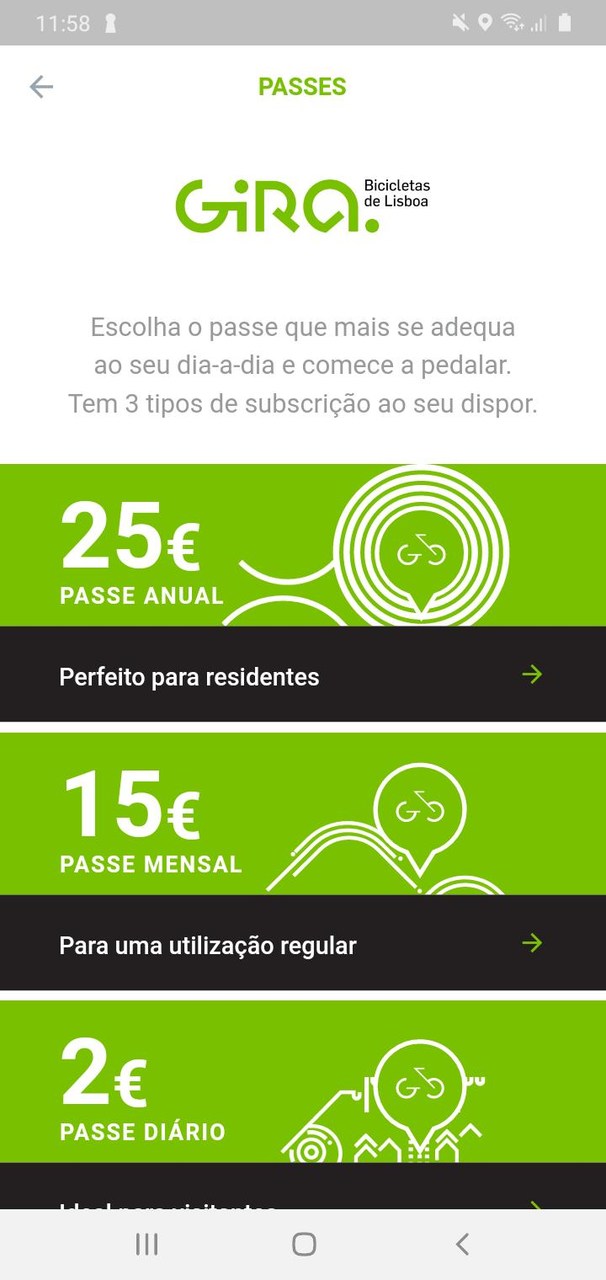 Gira. Bicicletas de Lisboa screenshot image 5_Popularmodapk.com