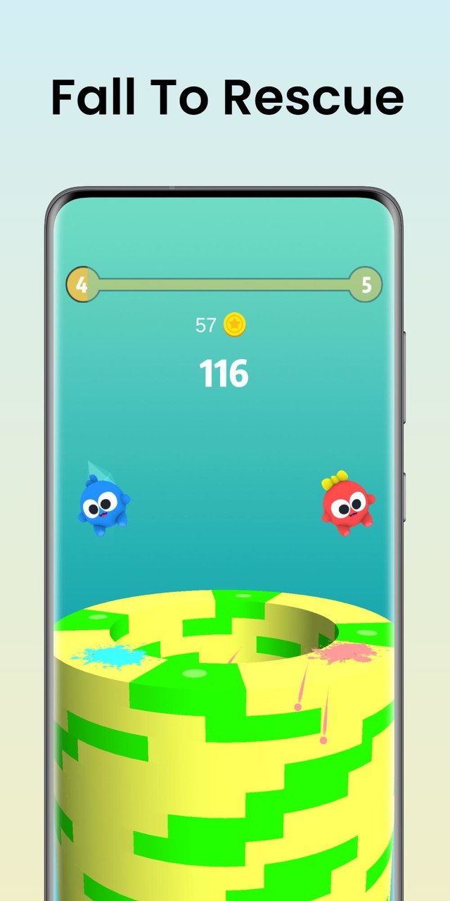 Fall To Rescue screenshot image 4_Popularmodapk.com