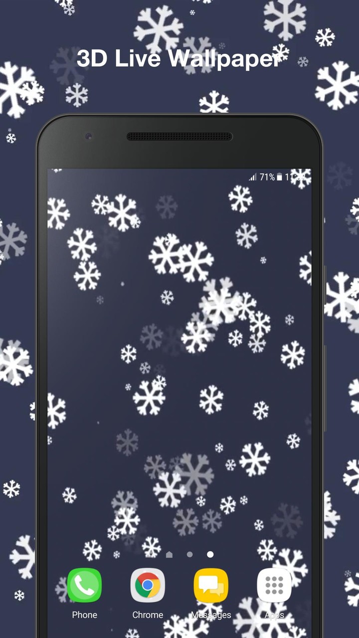Snowflake Video Wallpaper screenshot image 4_Popularmodapk.com