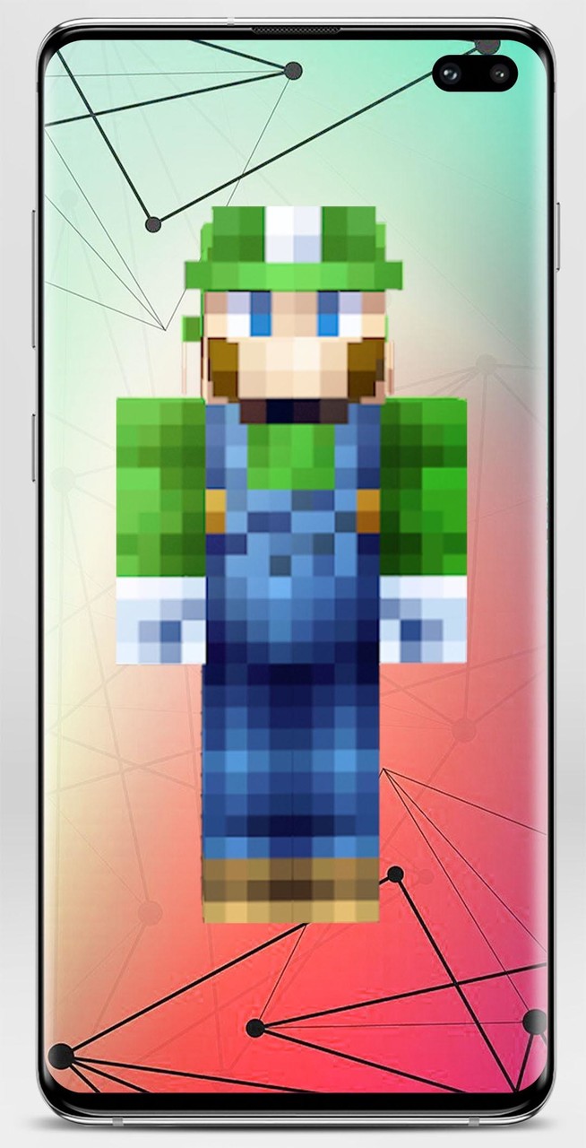 Luigi Skin for Minecraft screenshot image 10_Popularmodapk.com