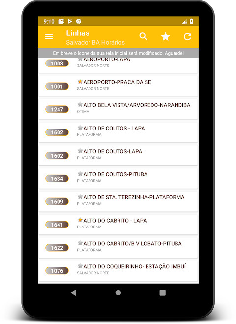Salvador Bus - Linhas e horários offline screenshot image 7_Popularmodapk.com