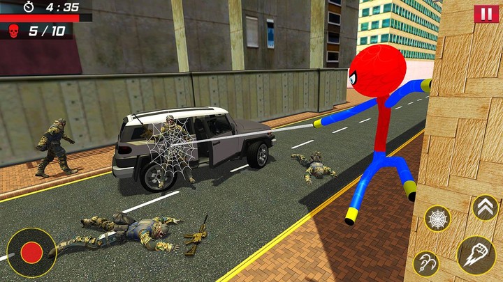 Flying Stickman Spider Rope Su screenshot image 11_Popularmodapk.com