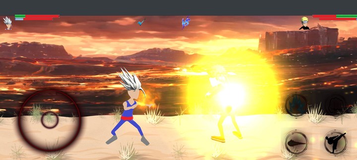 Stickman Super Warriors screenshot image 2_Popularmodapk.com