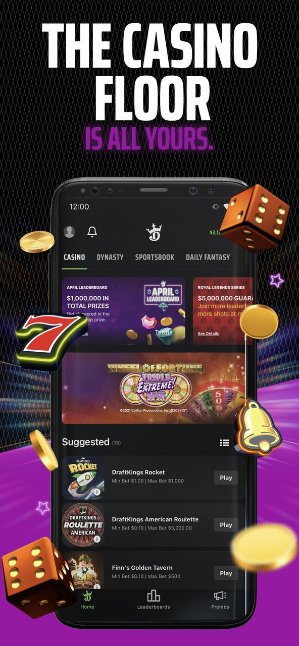 DraftKings Casino - Real Money screenshot image 6_Popularmodapk.com