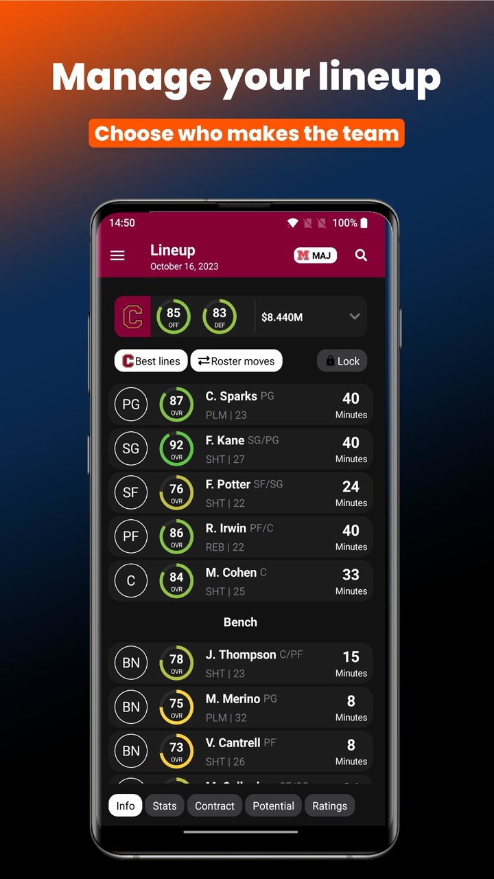 Basketball Legacy Manager 24 screenshot image 1_Popularmodapk.com