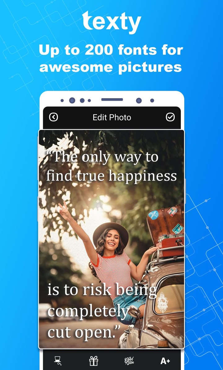 Texty - Text On Photo Editor screenshot image 7_Popularmodapk.com