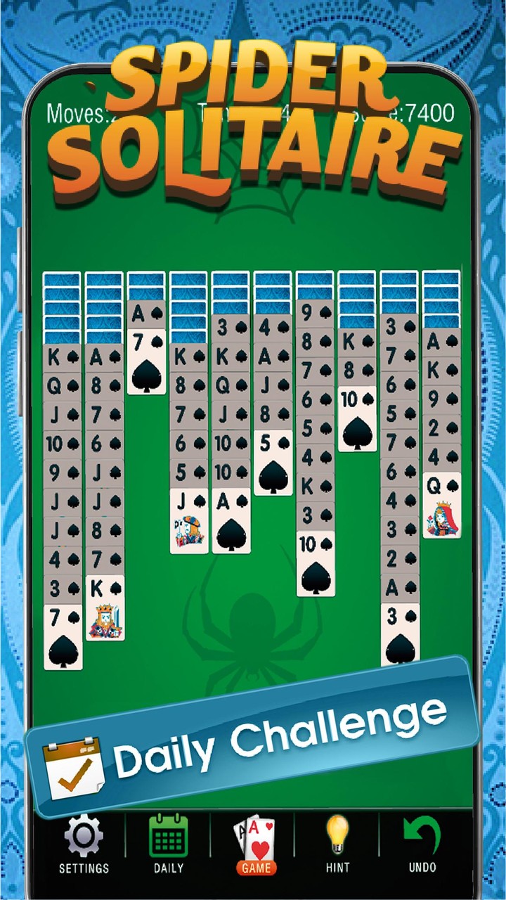 Spider Solitaire 2022 screenshot image 2_Popularmodapk.com