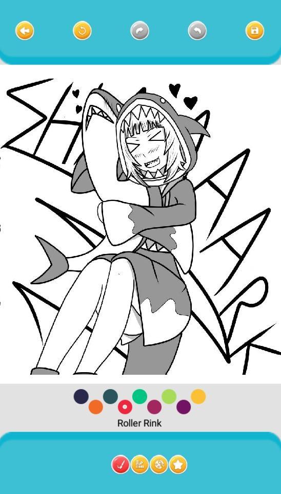 Gawr Gura Coloring Book screenshot image 4_Popularmodapk.com