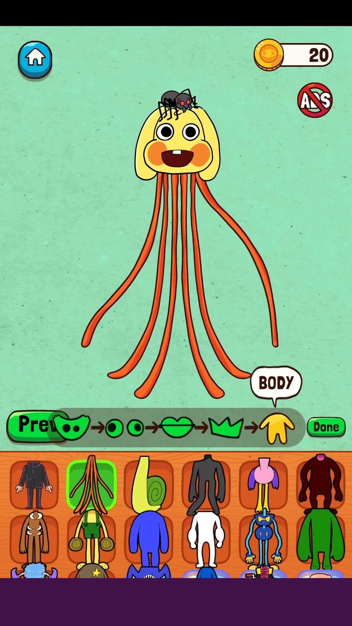 Mix Monsters make over colors screenshot image 2_Popularmodapk.com
