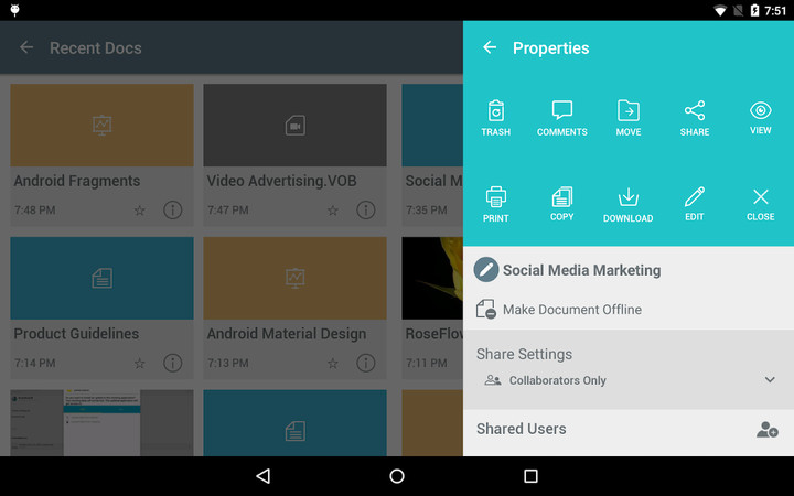 Document Management -Zoho Docs screenshot image 43_Popularmodapk.com