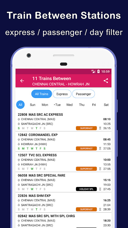 Indian Railway Train Status screenshot image 4_Popularmodapk.com