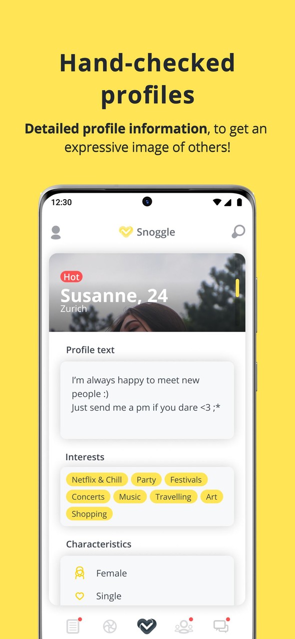Snoggle - Chat & Dating App screenshot image 3_Popularmodapk.com