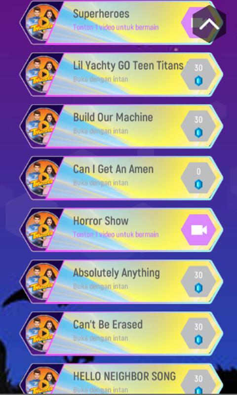 Teen Titans Magic Tiles Hop screenshot image 2_Popularmodapk.com