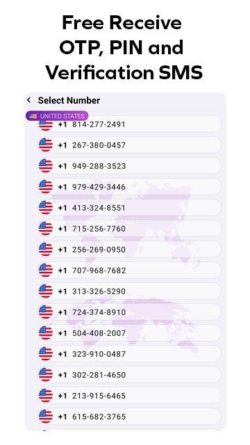 USA Phone Numbers Receive SMS screenshot image 7_Popularmodapk.com