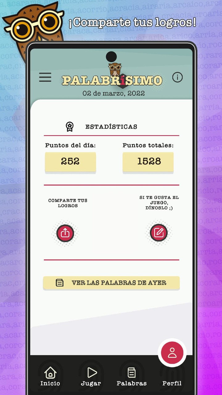 PALABRÍSIMO: busca palabras screenshot image 3_Popularmodapk.com