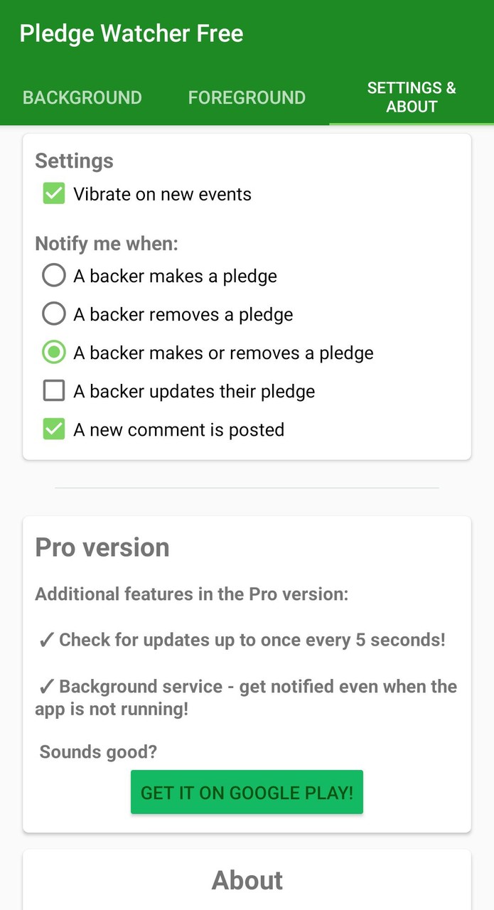 Pledge Watcher for Kickstarter screenshot image 8_Popularmodapk.com