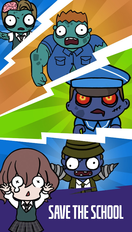Zombie at school Korean screenshot image 2_Popularmodapk.com