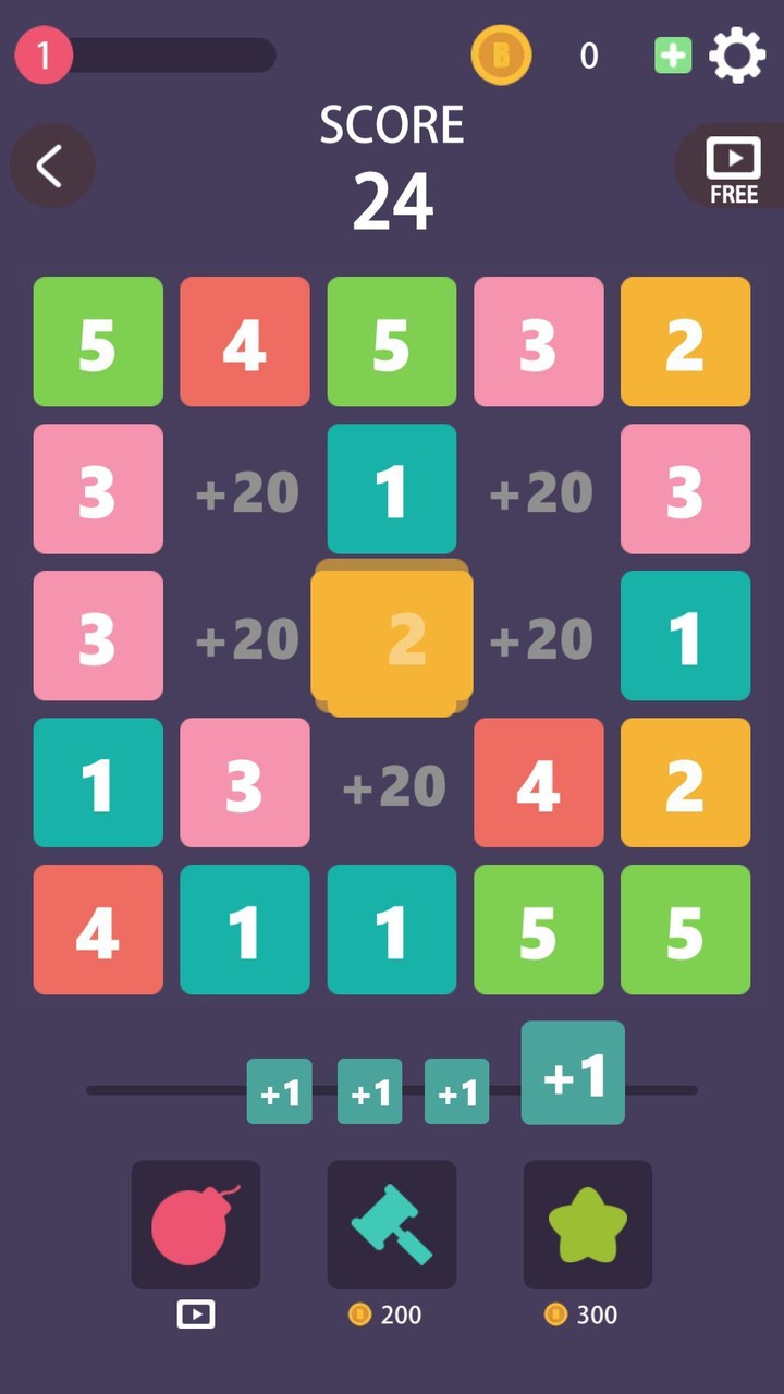 Merge Number-Merge Puzzle screenshot image 1_Popularmodapk.com