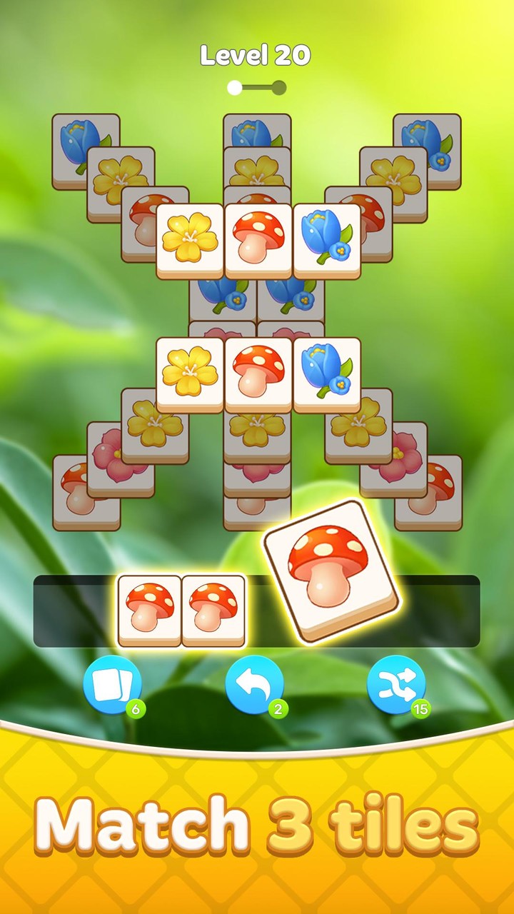 Nature Match - Match 3 Tiles screenshot image 2_Popularmodapk.com