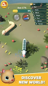 Snake.Zoo: io Snake Worm Game<span>(Ad-free and rewarded)</span> screenshot image 4_Popularmodapk.com