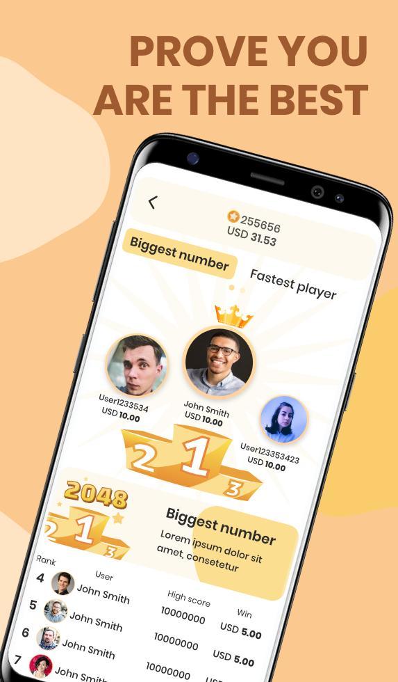 2048 - Solve and earn money! screenshot image 3_Popularmodapk.com