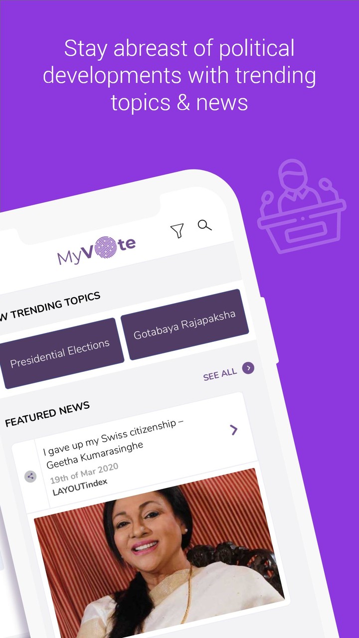 My Vote Sri Lanka screenshot image 12_Popularmodapk.com