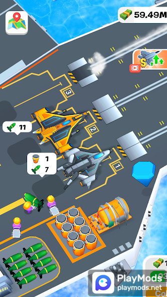 Idle Aircraft Carrier<span>(unlimited money)</span> screenshot image 4_Popularmodapk.com
