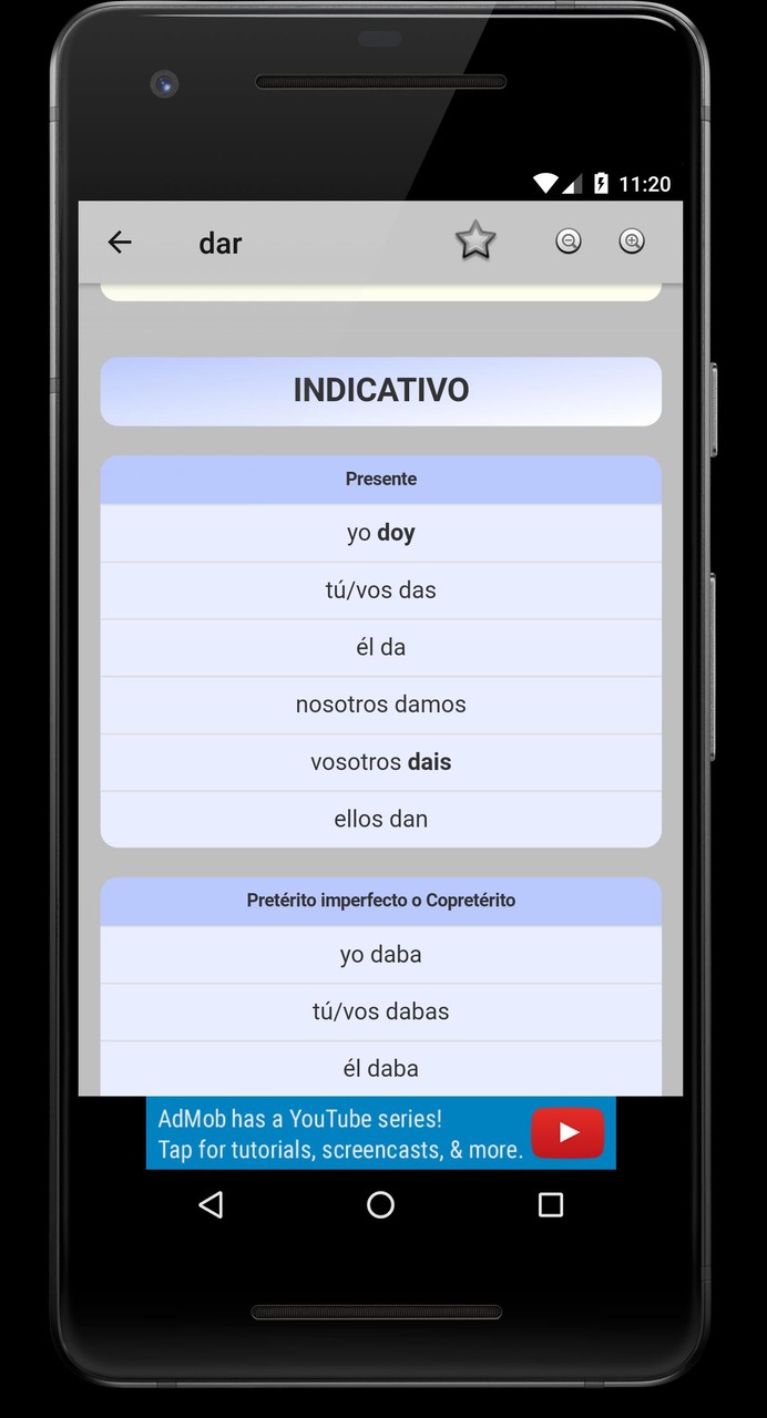 10000 Spanish Verbs screenshot image 3_Popularmodapk.com