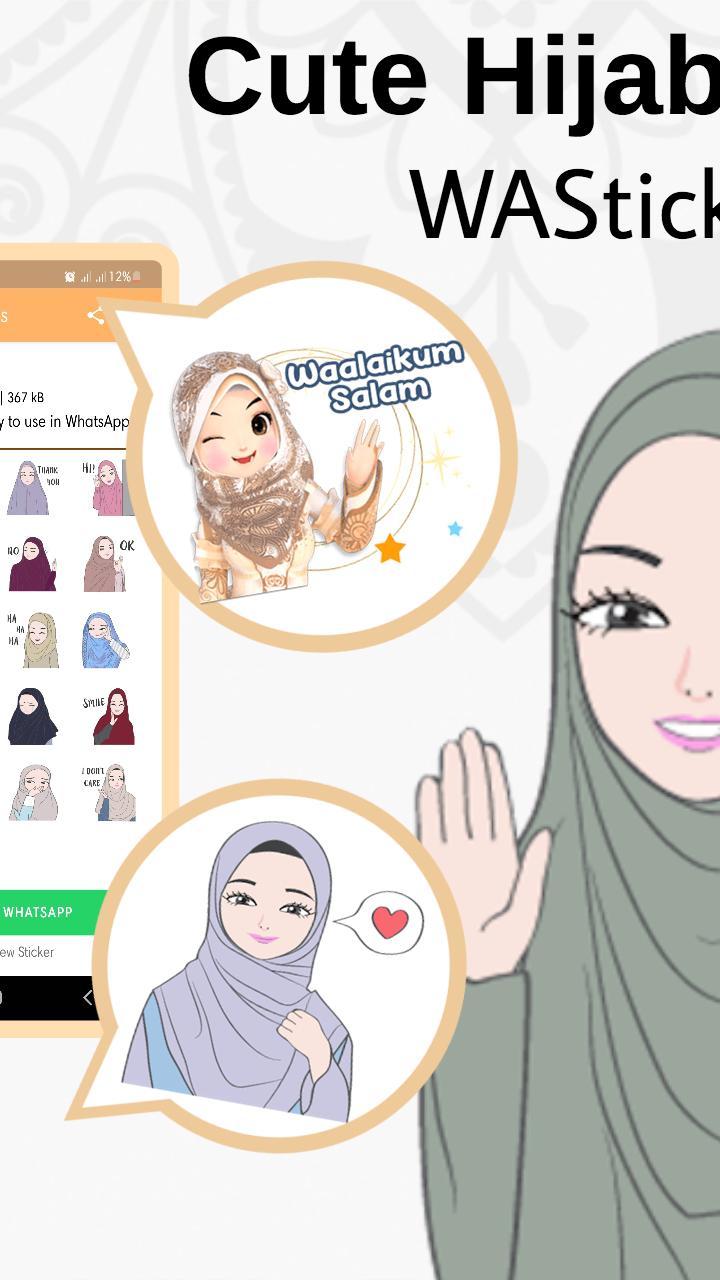 Hijab Sticker for Whatsapp screenshot image 4_Popularmodapk.com