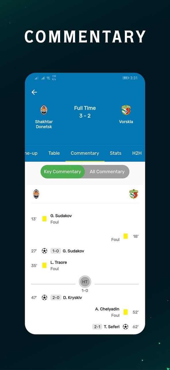 Yora Sports - Live Score screenshot image 1_Popularmodapk.com