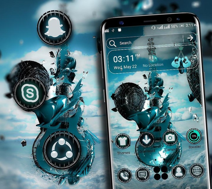 Guitar Launcher Theme screenshot image 1_Popularmodapk.com