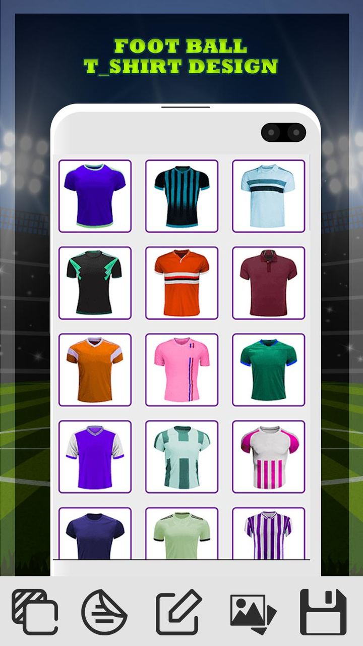 Football Jersey Maker- T Shirt screenshot image 1_Popularmodapk.com